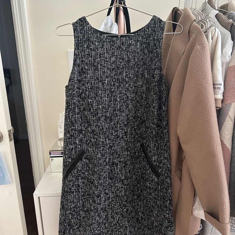Tweed A-line Loft Dress